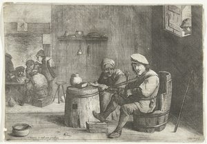 Bir barda kemancı