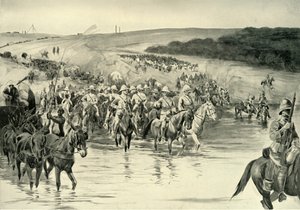 "Lord Roberts ve Ordusu Duvar Nehrini Geçerken", 1901. by RM Paxton