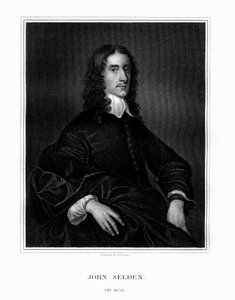 John Selden, İngiliz hukukçu, yasal antikacı ve doğu bilgini, 1823.