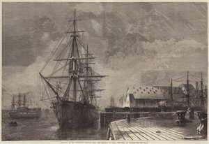 Bay Peabody'nin Kalıntılarının Demiryolundan Portsmouth'daki HMS Monarch'a Kaldırılması