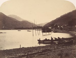 Loch Uzun Kafa, 1856. by R. H. Henry