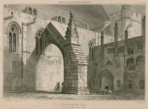 Westminster Hall, doğu tarafında payanda