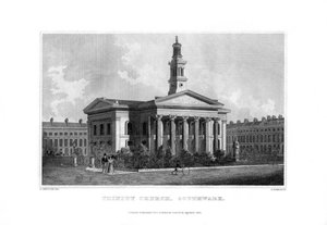 Trinity Kilisesi, Southwark, Londra, 1830.