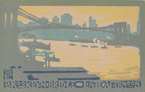 Brooklyn Köprüsü Geç Öğleden Sonra, 1916. by Rachael Robinson Elmer
