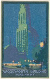 Woolworth Binası Haziran Gecesi by Rachael Robinson Elmer