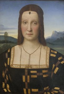 Elisabetta Gonzaga'nın Portresi 1471-1526 by Raffaello Sanzio Raphael