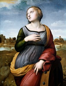İskenderiyeli Aziz Catherine, c1507 by Raffaello Sanzio Raphael