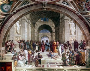 Atina Okulu, c1510 by Raffaello Sanzio Raphael