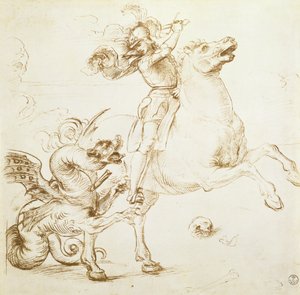St. George and the Dragon  by Raffaello Sanzio Raphael