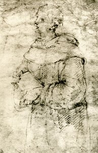 Bir Keşişin Çalışması, 1913. by Raffaello Sanzio Raphael