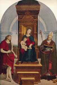 Madonna Degli Ansidei, 1505, c1915 by Raffaello Sanzio Raphael