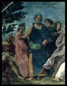 Parnassus, Homer, Dante ve Virgil