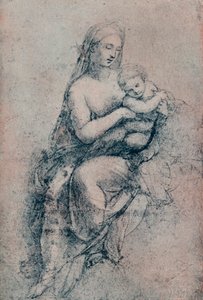 Bakire ve Çocuk, Madonna di Foligno için çalışma, c1511. 1903 by Raffaello Sanzio Raphael
