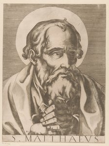 Aziz Matta S. Matthaeus (nesne üzerindeki başlık) İsa, Meryem ve Oniki Havariler (dizi adı) Il sacrato collegio apostolico (seri başlığı)
