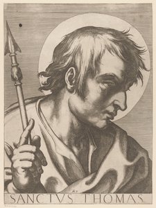 heilige tomas Aziz Thomas (nesne üzerindeki başlık) Christ, Mary en de twaalf apostelen (dizi adı) Kutsal Apostolik Koleji (dizi başlığı)