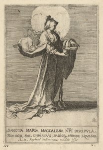 Aziz Mary Magdalene by Raffaello Schiaminossi, after Lucas van Leyden