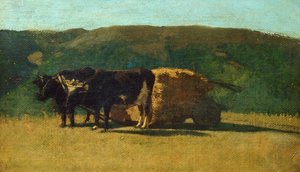 Kara öküz vagonu çeken, Raffaello Sernesi (1838-1866)