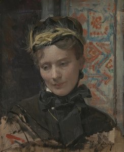 Bir Hanımefendinin Portresi. 1885-95 by Raimundo de Madrazo y Garreta