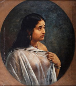 Malayali Lady, Raja Ravi Varma tarafından by Raja Ravi Varma