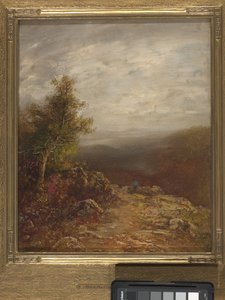 Bulutların Ötesinde (tuval üzerine yağlıboya) by Ralph Albert Blakelock