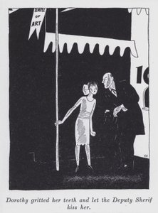Anita Loos (lito) tarafından "Ama Beyler Esmerlerle Evlenir" için illüstrasyon