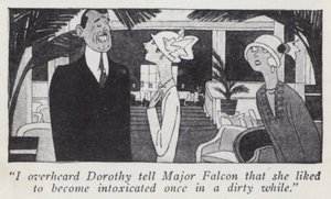 Anita Loos (litho) tarafından Beyler Sarışınları Tercih Eder için İllüstrasyon