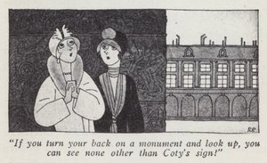 Anita Loos (litho) tarafından Beyler Sarışınları Tercih Eder için İllüstrasyon by Ralph Barton