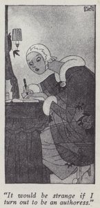 Anita Loos (lito) tarafından Beyler Sarışınları Tercih Eder için İllüstrasyon by Ralph Barton