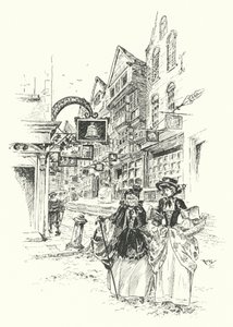 Sokak şarkı söylüyor; Londra (gravür) by Ralph Cleaver