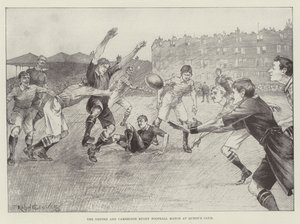 Queen's Club'da Oxford ve Cambridge Rugby Futbol Maçı
