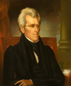 Andrew Jackson (1767-1845), c.1830-32 (panelde yağlı boya)
