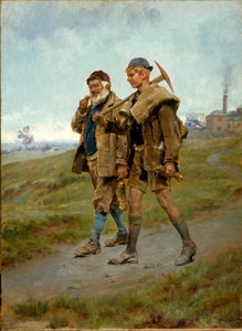 Eve Dönüş, 1888 by Ralph Hedley