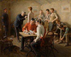 Doktoru Geçmek, 1896 by Ralph Hedley