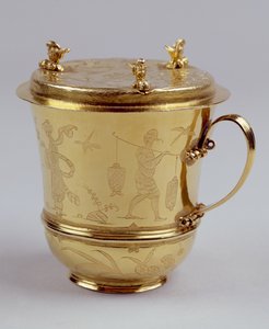 Altın Çikolata Kupası, c.1685 (gümüş) (bkz. 208938) by Ralph Leake