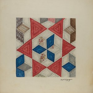 Patchwork Yorgan by Ralph N. Morgan