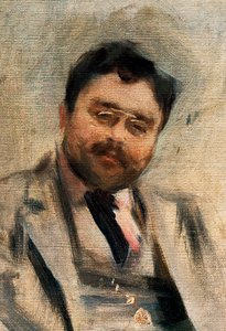Isaac Albeniz'in 34 yaşındaki portresi, detay (tuval üzerine yağlı boya) by Ramon Casas i Carbo