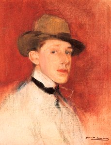 Kral Alfonso XIII (veya Alphonse de Bourbon) (1886-1941) portresi için çalışma, Detay by Ramon Casas i Carbo