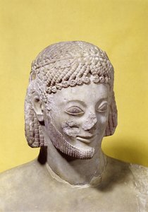 ರಾಂಪಿನ್ ರೈಡರ್ನ ಮುಖ್ಯಸ್ಥ, c.550-540 BC (ಮಾರ್ಬಲ್)ಟರ್ಕ್