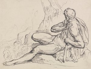 Herkül Dinleniyor by Ramsay Richard Reinagle