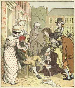 Kuduz Bir Köpeğin Ölümü Üzerine Bir Ağıt by Randolph Caldecott