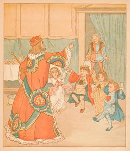 Kalplerin Kralı, Tartları Çağırdı, 1880. by Randolph Caldecott
