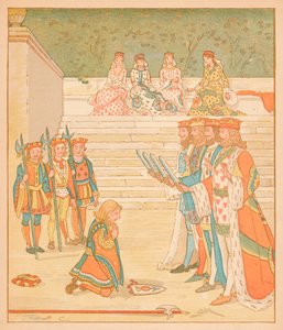 Kalplerin Düzeni, O Tartları geri getirdi ve bir daha çalmamaya yemin etti, 1880. by Randolph Caldecott