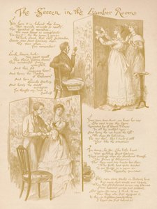 Kereste Odasındaki Ekran, 1886 by Randolph Caldecott