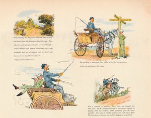 Bir Köpek Arabasının Garip Maceraları, 1888, 1946 by Randolph Caldecott