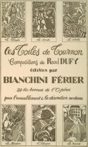 Tournon tuvalleri için reklam by Raoul Dufy