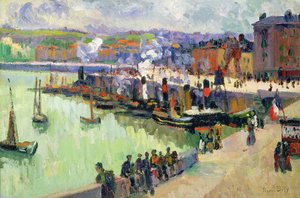 Liman (kağıt üzerine yağlıboya) by Raoul Dufy
