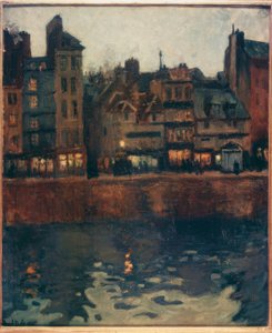 Alacakaranlıkta Le Havre Limanı by Raoul Dufy