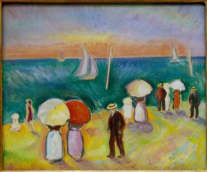 Sainte-Adresse plajı by Raoul Dufy