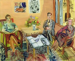 Oturan Üç Figür by Raoul Dufy
