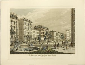 1865 Yılında Chicago, Adliye Sarayı Meydanı